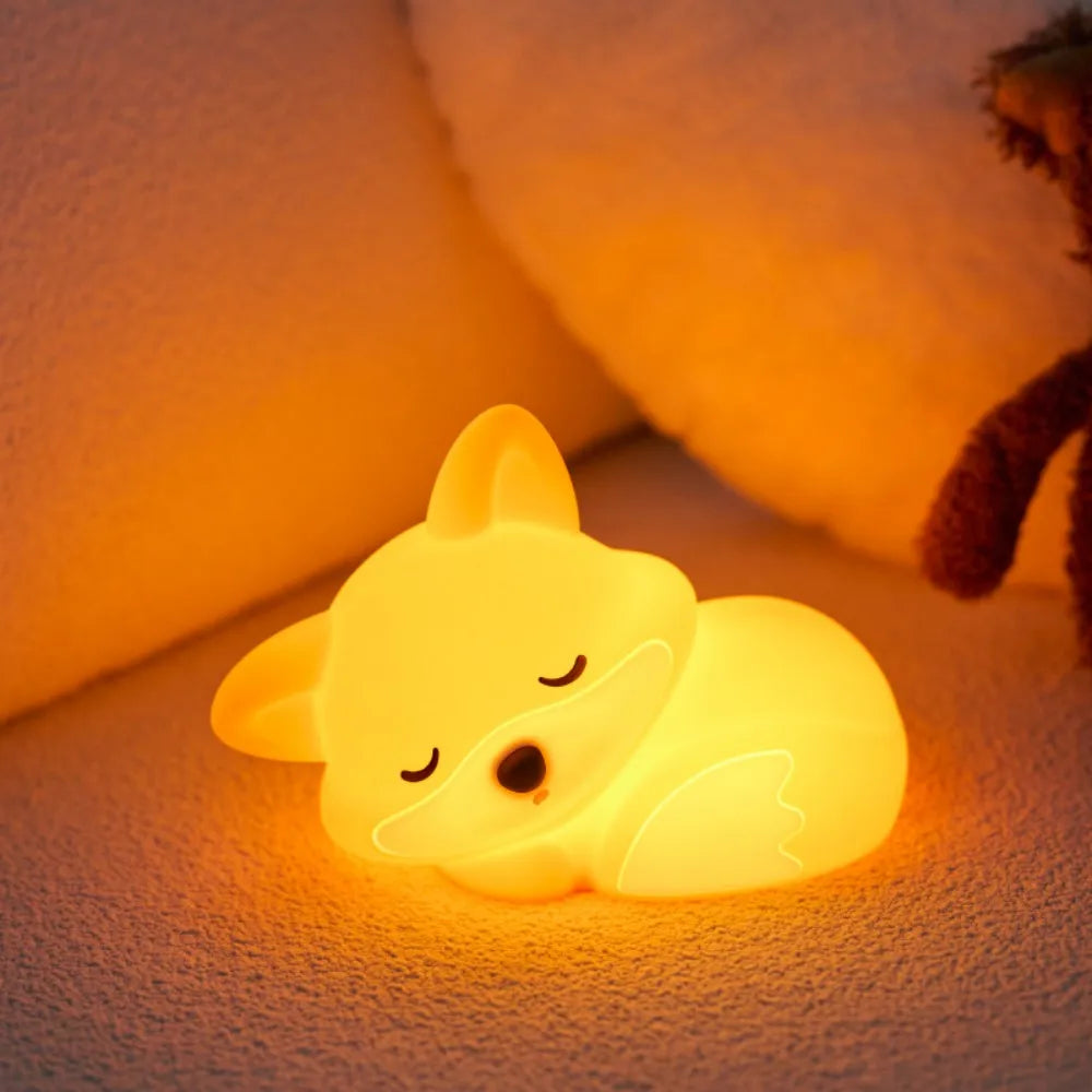 Penguin Silicone Night Light – USB Rechargeable LED Lamp
