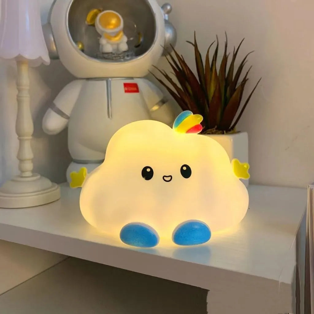 Cute Cloud LED Night Light – Soft Glow for Kids’ Bedroom & Birthday Gift