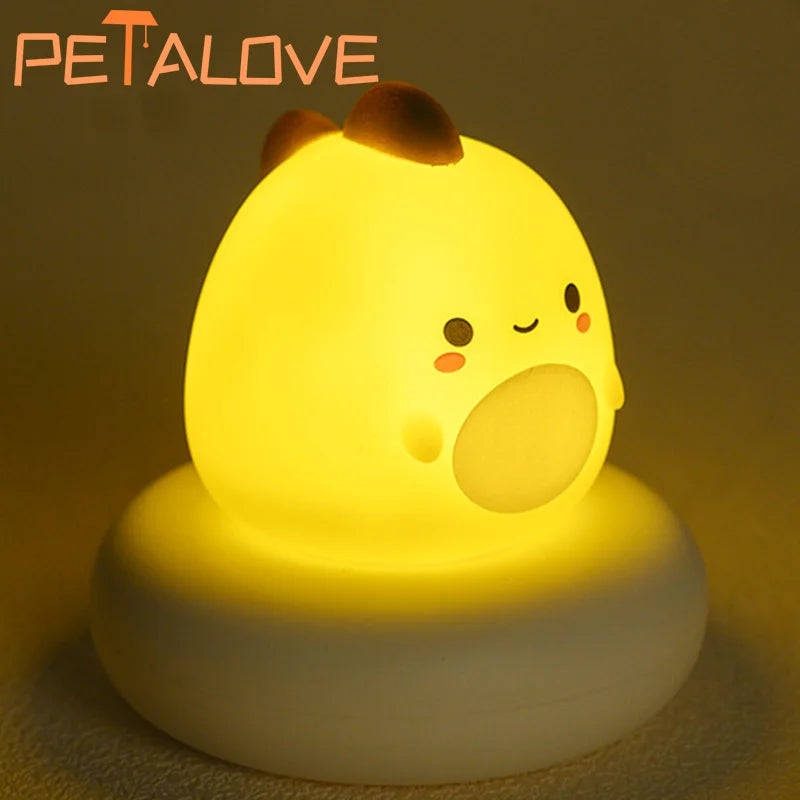 9Style Cute Animal Night Light – Soft Warm Bedside Lamp for Kids
