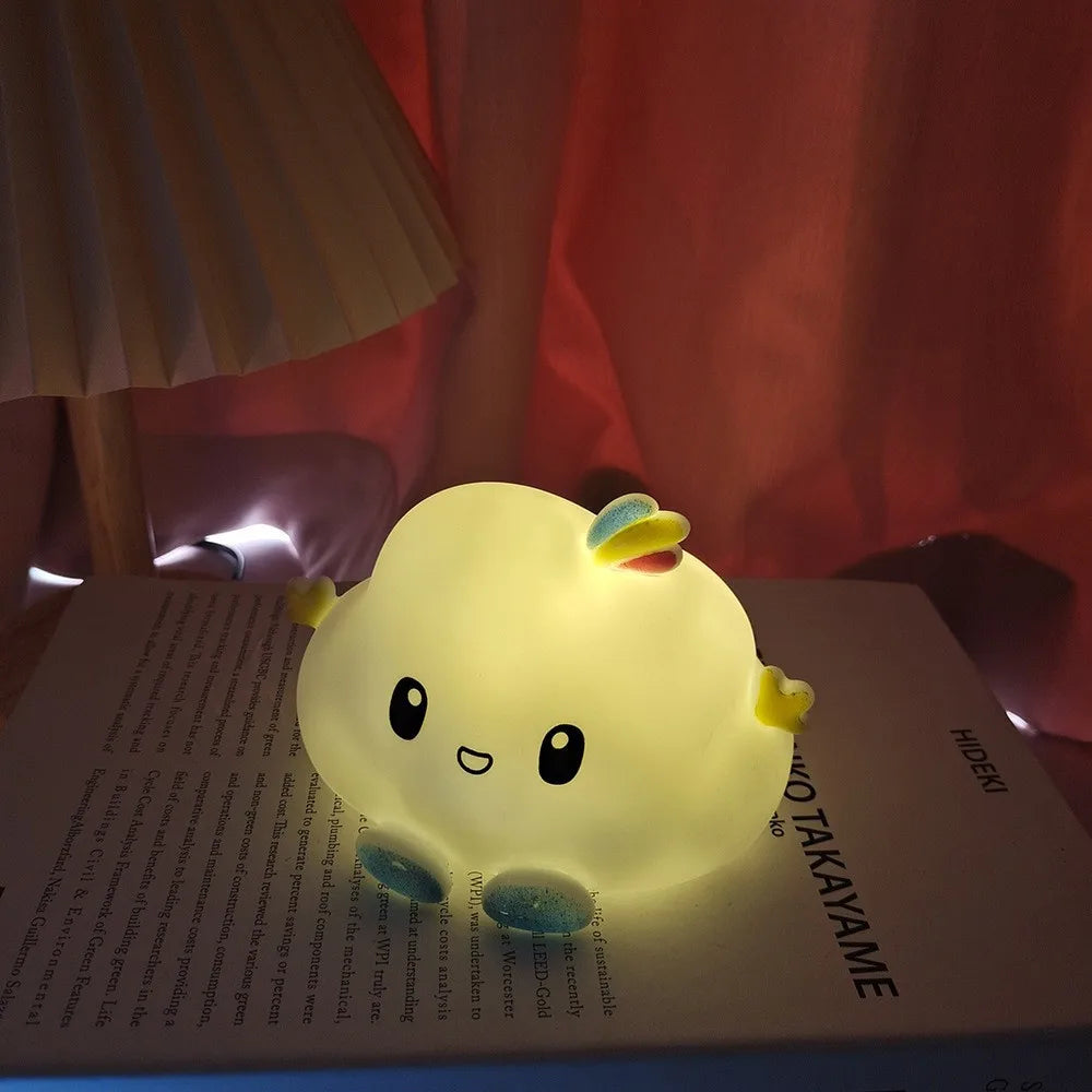 Cute Cloud LED Night Light – Soft Glow for Kids’ Bedroom & Birthday Gift