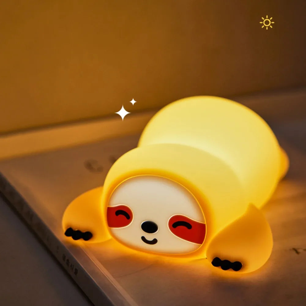 Cute Animal Night Lamp – Touch Sensor Bedside Light