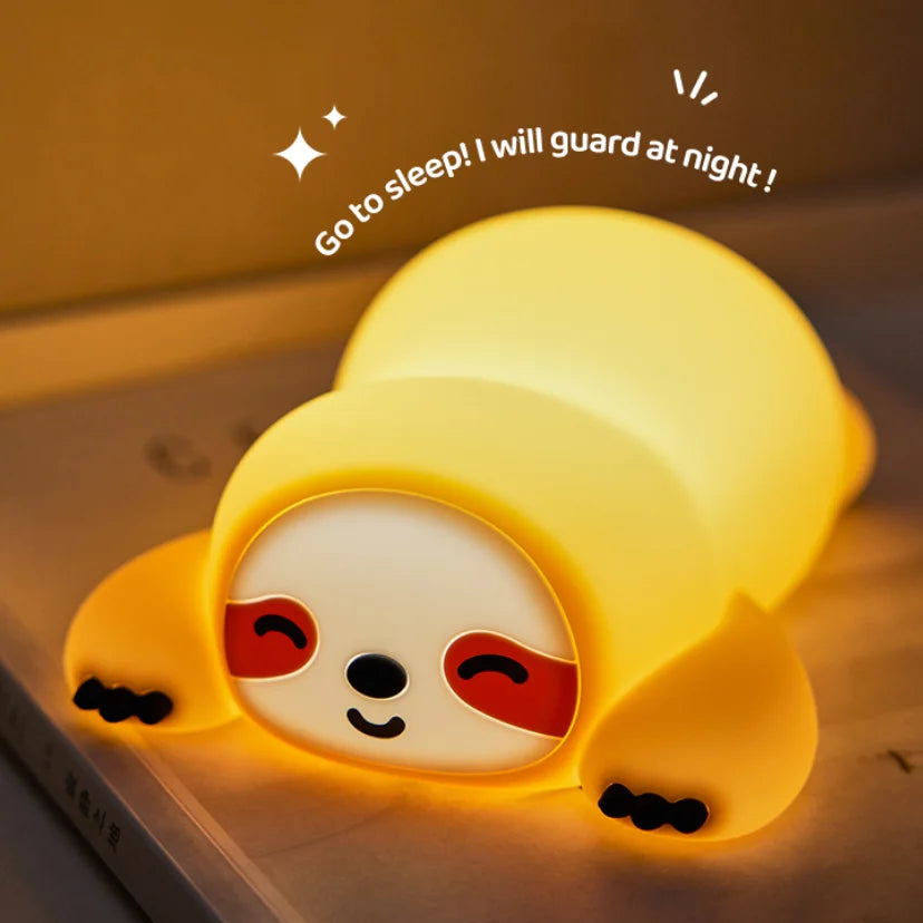 Giraffe Silicone Night Light – USB Rechargeable Pat Lamp for Kids