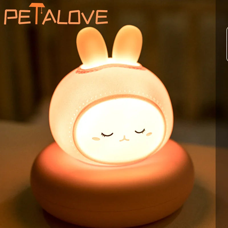 9Style Cute Animal Night Light – Soft Warm Bedside Lamp for Kids