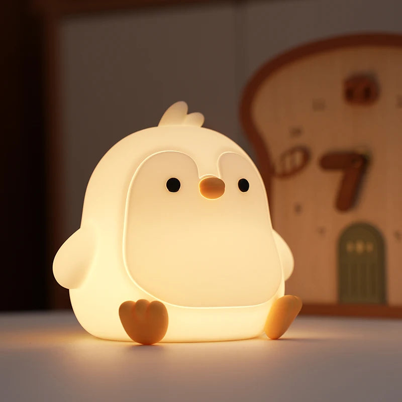 Cute Animal Night Lamp – Touch Sensor Bedside Light