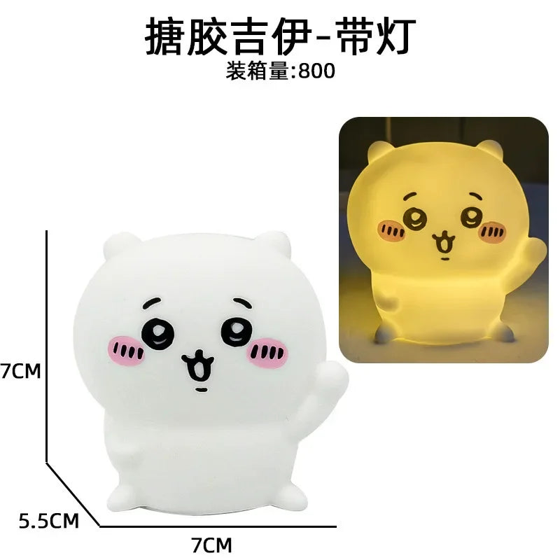 Chiikawa Hachiware Usagi LED Night Light – Cute Rabbit Lamp for Kids’ Bedroom