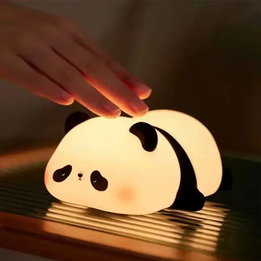 Giraffe Silicone Night Light – USB Rechargeable Pat Lamp for Kids