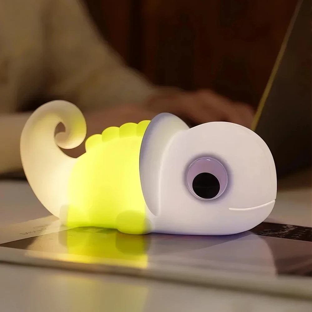 Penguin Silicone Night Light – USB Rechargeable LED Lamp