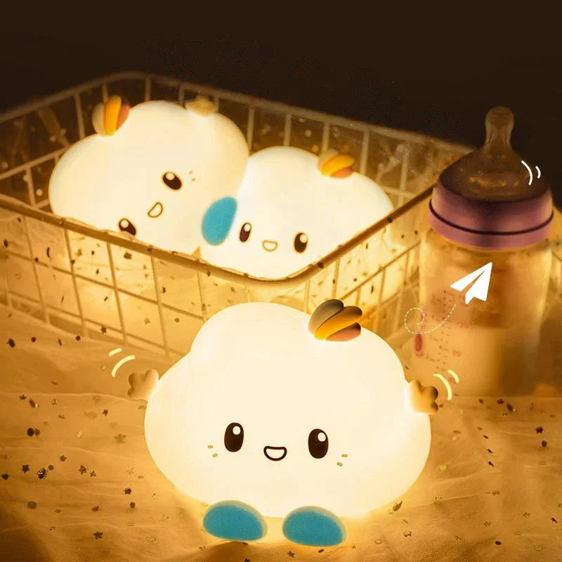 Cute Cloud LED Night Light – Soft Glow for Kids’ Bedroom & Birthday Gift
