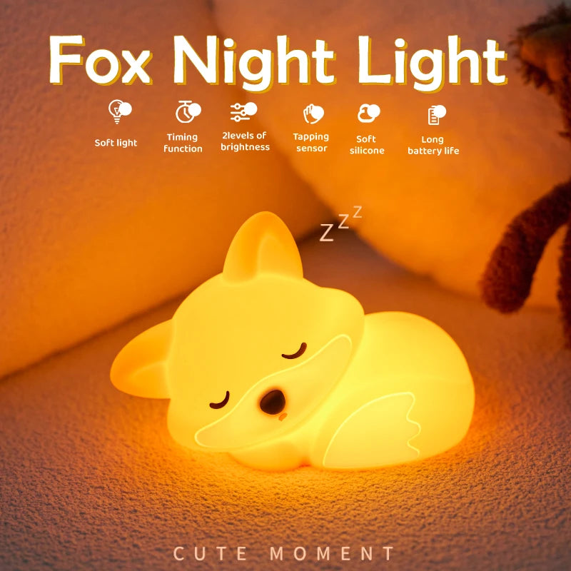 Penguin Silicone Night Light – USB Rechargeable LED Lamp