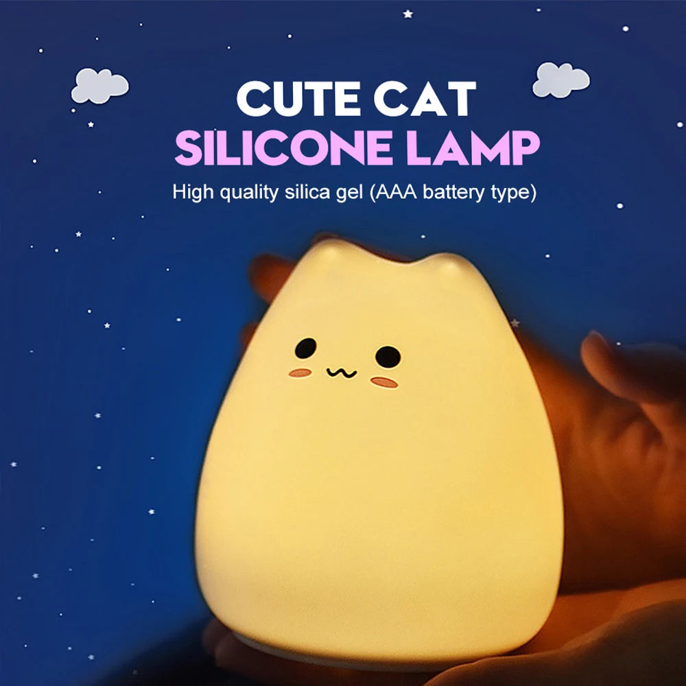 Penguin Silicone Night Light – USB Rechargeable LED Lamp
