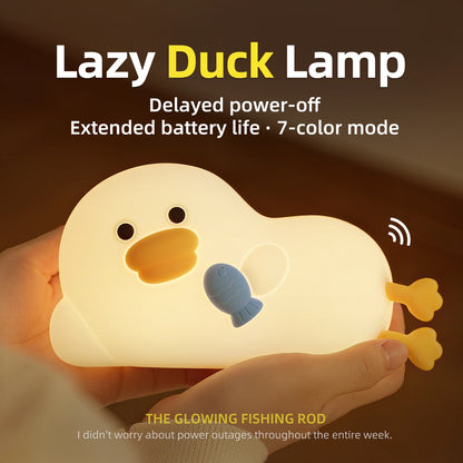 Penguin Silicone Night Light – USB Rechargeable LED Lamp