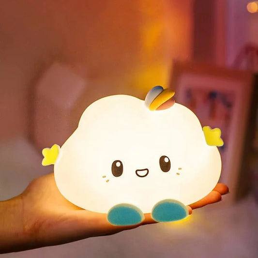 Cute Cloud LED Night Light – Soft Glow for Kids’ Bedroom & Birthday Gift