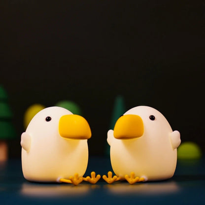 Cute Duckling Silicone Night Light – USB Rechargeable