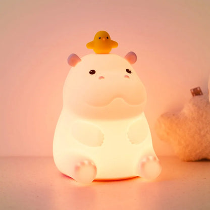 Cute Animal Night Lamp – Touch Sensor Bedside Light