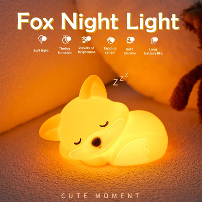 Penguin Silicone Night Light – USB Rechargeable LED Lamp